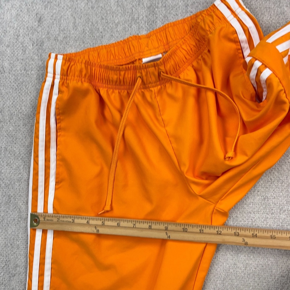 Vintage Adidas Pants Women Medium Tennessee Orange Cropped Baggy Y2K 2000s - Picture 10 of 14